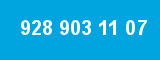 928 903 11 07 928 903 11 07